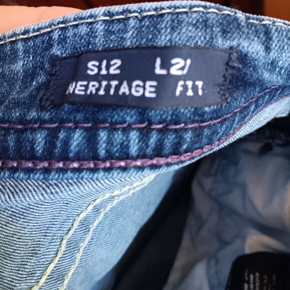 Vigoss Womens Jeans s 12 Heritage Fit Denim Capri Jeans 36" - Picture 6 of 6